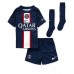 Paris Saint-Germain Sergio Ramos #4 Hjemmebanetrøje Børn 2022-23 Kortærmet (+ Korte bukser)